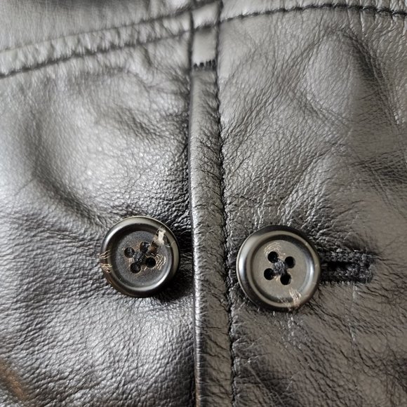 Vintage Lauren Ralph Lauren Leather Jacket Small - Picture 5 of 16